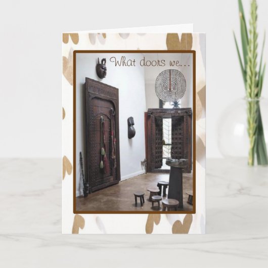 Doors of Adventures / Een Valentijnsdag Kaart (Voorkant)