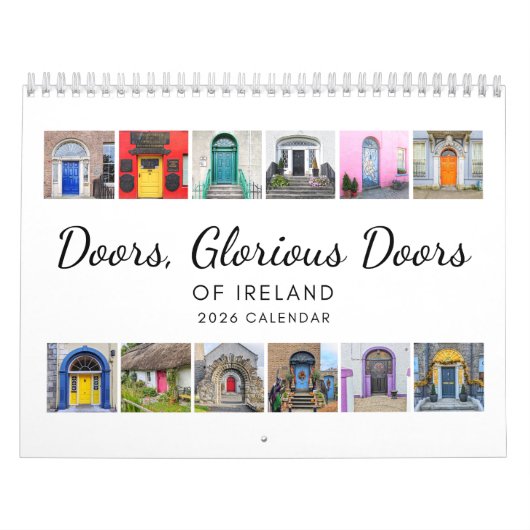 Doors of Ireland 2026 Calendar Kalender (Hoes)
