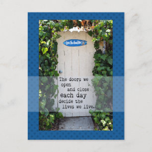 Doors We Open door fotograph Postcard Briefkaart