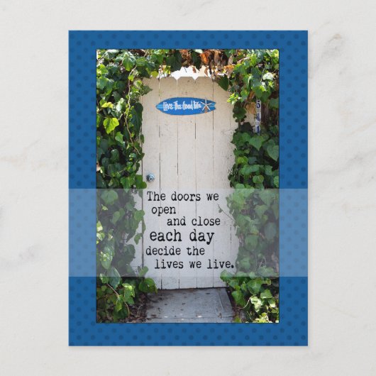 Doors We Open door fotograph Postcard Briefkaart (Voorkant)
