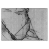 Doorschijnend zwart-wit graniet snijplank (Voorkant)