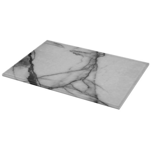 Doorschijnend zwart-wit graniet snijplank (Hoek)