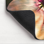 Doorschijnende bloem in zonlicht muismat (Hoek)