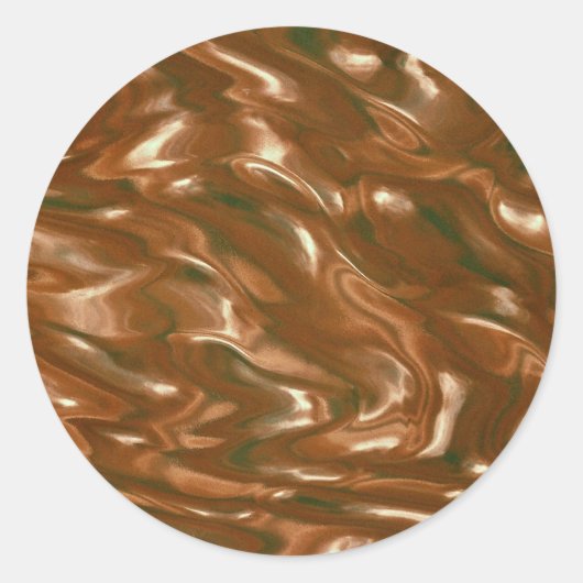 Doorschijnende gestructureerde glazen fles ronde sticker (Voorkant)