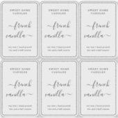 Doorschijnende heldere 2x3-inch Wax Melt Labels (Voorkant)