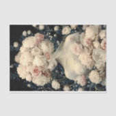 Doorschijnende Huid Meisje Pastelbloemen AG2 Decou Tissuepapier (Voorkant)