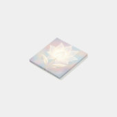 Doorschijnende Lotus op Zachte Achtergrond Post-it® Notes (Schuin)