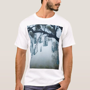 Doorschijnende Misty Eerie Ghost Pods Australische T-shirt