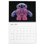 Doorschijnende Robots Kalender (Mar 2027)