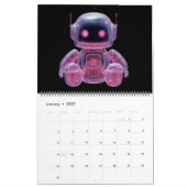Doorschijnende Robots Kalender (Jan 2027)