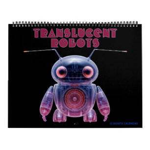 Doorschijnende Robots Kalender