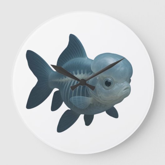 doorschijnende visanatomie grote klok (Voorkant)