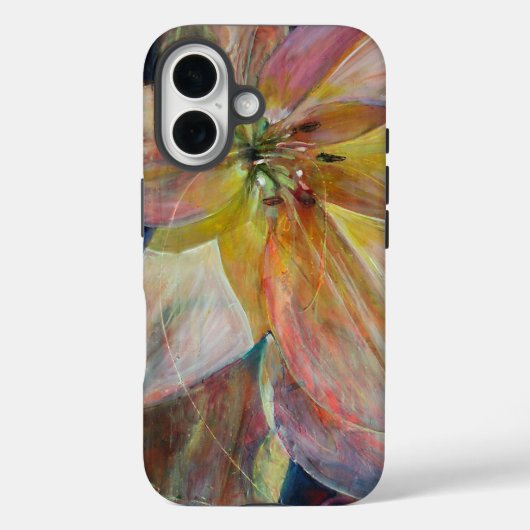 "Doorschijnendheid" Bloemen schilderij Case-Mate iPhone Case (Achterkant)