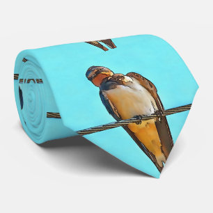 Doorslikken op een witte draadcontour stropdas