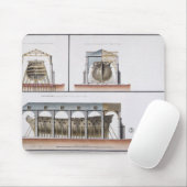 Doorsnede en hoogte van een schip, 1776 muismat (Met muis)