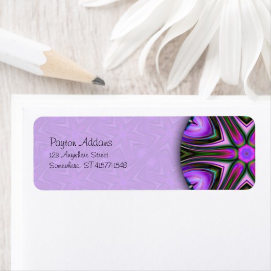 Doorsnede Mandala Return Address Label (Insitu)
