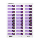 Doorsnede Mandala Return Address Label (Full Sheet)