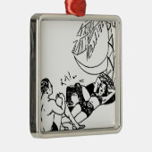  doorsnede metalen ornament (Rechts)