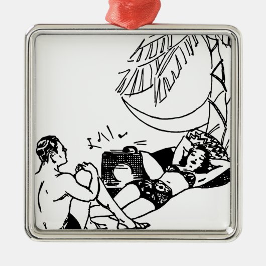  doorsnede metalen ornament (Voorkant)