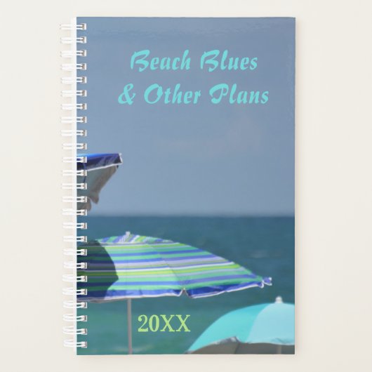  doorsnede van blauwe vlekjes planner (Voorkant)