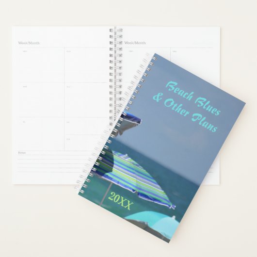  doorsnede van blauwe vlekjes planner (Display)