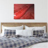 Doorsnede van de batterij met rode bloedcellen canvas afdruk (Insitu (Slaapkamer))
