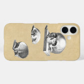 doorsnede van de schedelanatomie van de mens Case-Mate iPhone case (Achterkant (horizontaal))