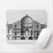 Doorsnede van de Villa Rotonda nabij Muismat (Met muis)