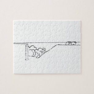 Doorsnede van een landschap, van Thomas Mawson Legpuzzel