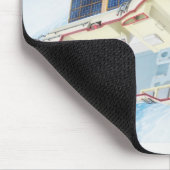 Doorsnede van het ruimtevaartstation op zonne-ener muismat (Hoek)