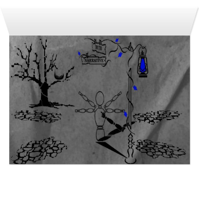 Doorsnede van verhaal en waarheid (Binnen Horizontaal (Onder))