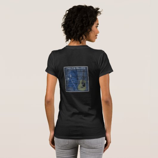Doorsnee doorsnee delta t-shirt (Achterkant volledig)