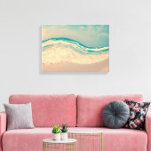  doorsneeuwgolf in parelkleuren canvas afdruk (Insitu (Woonkamer))