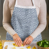 Doorsnijdend patroon in E-alfabet Schort