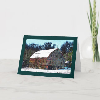 Doorstane houten schuur op de Nationale Snoeken Kaart