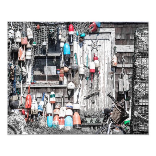 Doorstap 1 van de visser (20x16) foto afdruk (Voorkant)