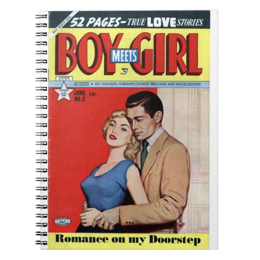 Doorstap - Retrostrips -  strips - Pop kunst Notitieboek (Voorkant)