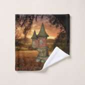 Doorverwezen bos bad handdoek (Wasdoekje)