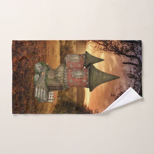 Doorverwezen bos bad handdoek (Handdoek)