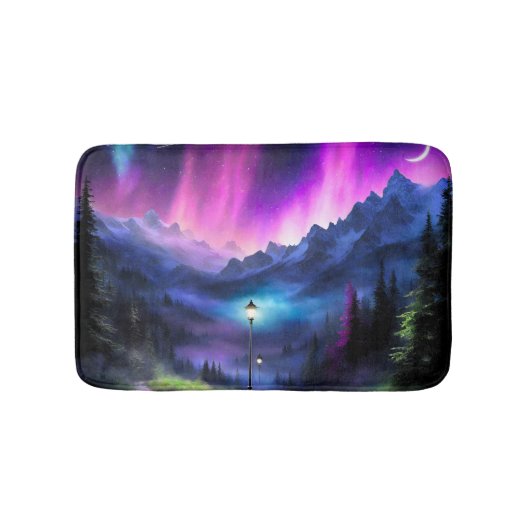 Doorverwezen bos badmat (Voorkant)