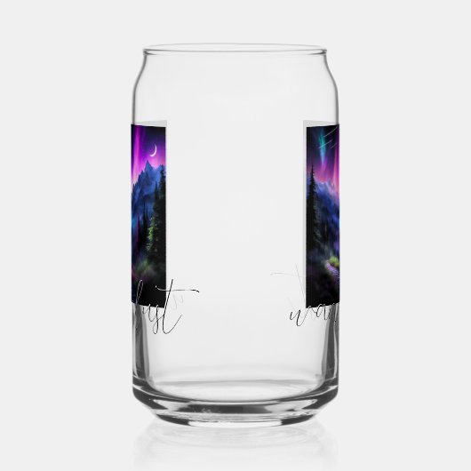 Doorverwezen bos blikvorm glas (Rechts)