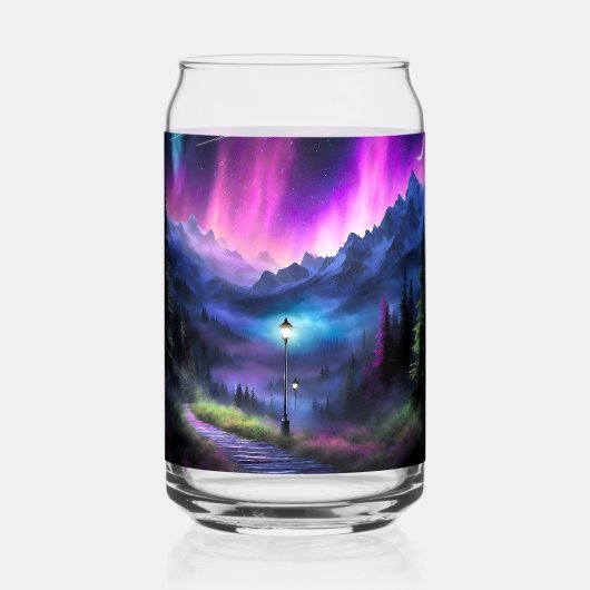 Doorverwezen bos blikvorm glas (Achterkant)