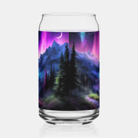 Doorverwezen bos blikvorm glas (Rechts)