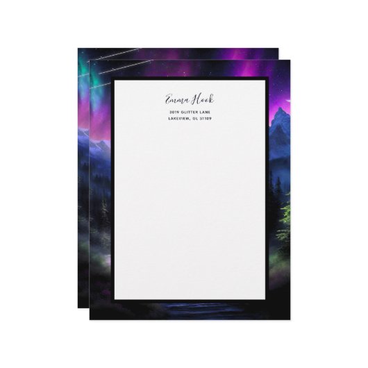 Doorverwezen bos briefhoofd (Voorkant / Achterkant in situ)