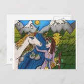 Doorverwezen bos briefkaart (Voorkant / Achterkant)