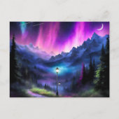 Doorverwezen bos briefkaart (Voorkant)