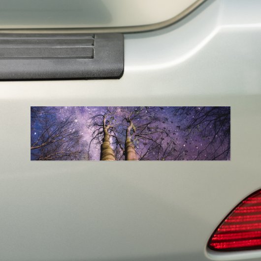 Doorverwezen bos bumpersticker (Op auto)