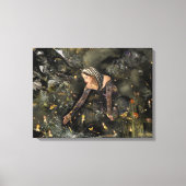 Doorverwezen bos canvas afdruk (Voorkant)