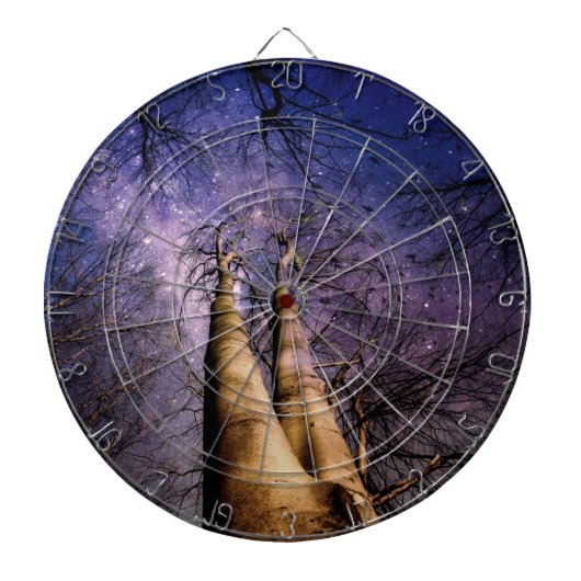 Doorverwezen bos dartbord (Voorkant)