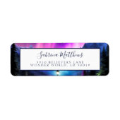 Doorverwezen bos etiket (Voorkant)